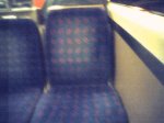 a train on the way home - nice seat a train on the way home - nice seat