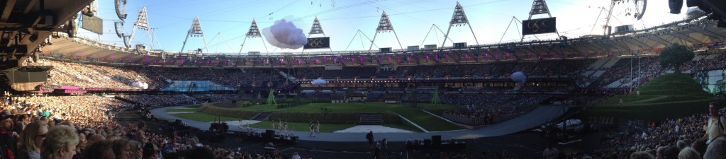 Scenes of the Olympic Stadium