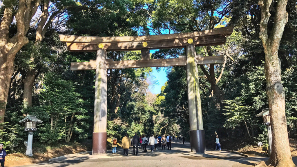 Meiji Shrine in Shibuya, Tokyo.