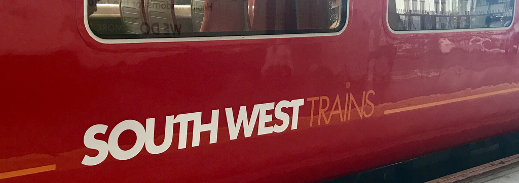 A South West Train at Wimbledon, May 2017