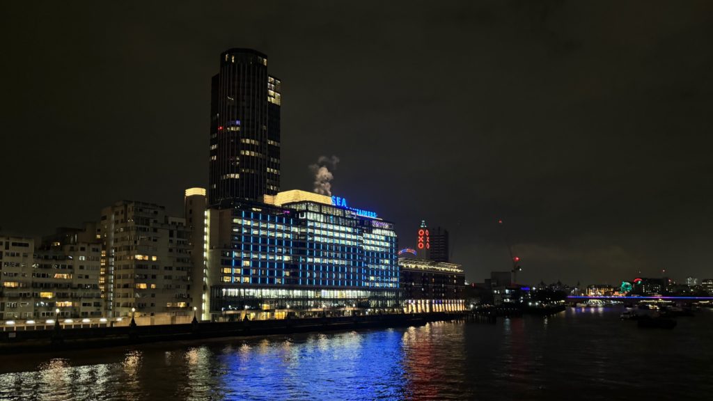 A view of the Thames from Blackfriars Bridge