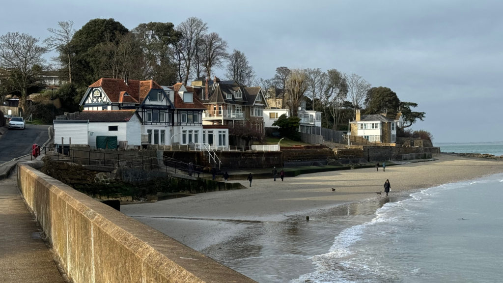 A view of the bay at Seaview, Isle of Wight